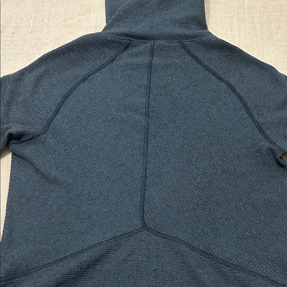 Kuhl Sweater Women's Small Blue Petra Turtleneck Long Sleeve Waffle Knit - Picture 11 of 15